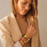 Pulsera Cordones Color Plata  T. S-225558 Pulsera Cordones Color Plata  T. S-225558 1